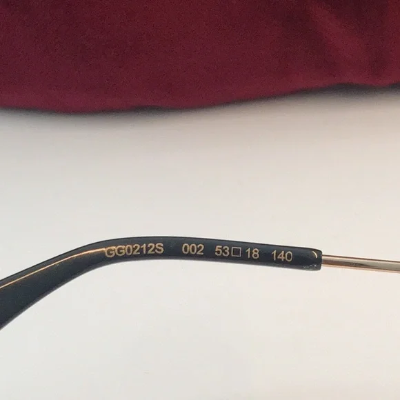 New Authentic Gucci Pearl-Embellished Sunglasses - Brown  display picture 1